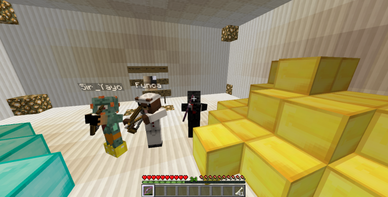 Con Funca y Sir_Yayo! pobre Funca se lo paso 2 veces por ser un buen compañero xd