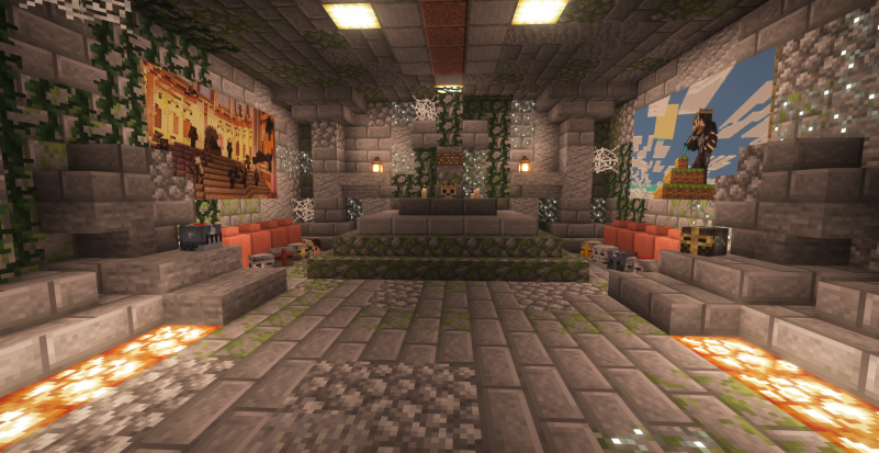 Vista de dentro de la Cripta