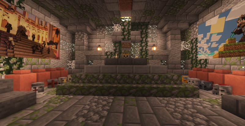 Vista del sepulcro del Rey y sus caballeros