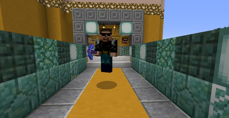 Comprobando con mineapolix que no todo es cuadrado en minecraft