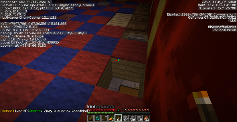 Por ultimo el hueco dejado por el ladronzuelo, se ve que grifeo alguna pared para entrar y la volvio a colocar, pero el suelo lo dejo tal cual e.e