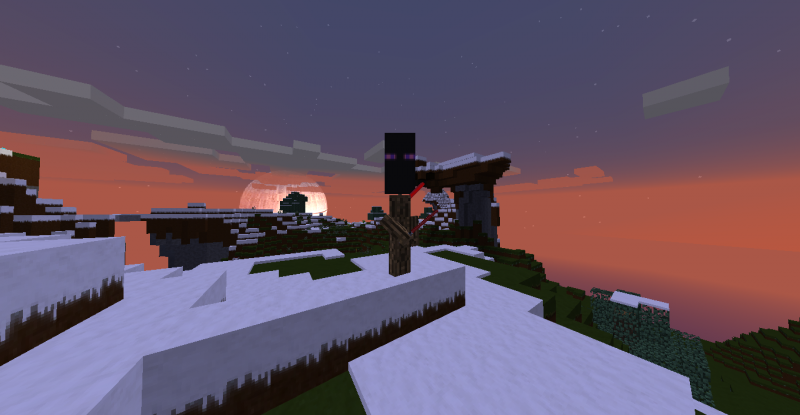 Esto es en mundo minecraft.