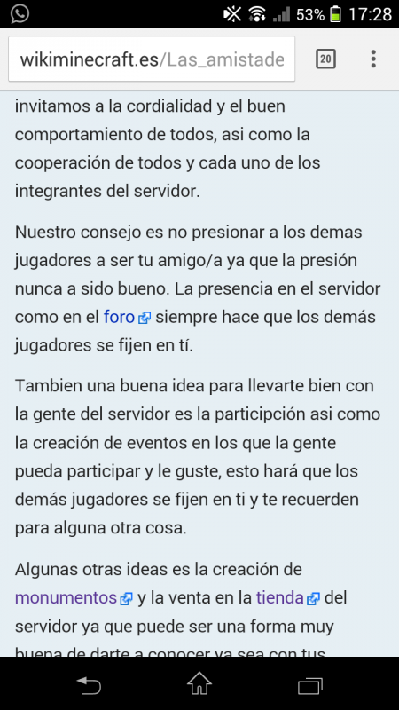 segundo párrafo, "la presión nunca a sido bueno."
