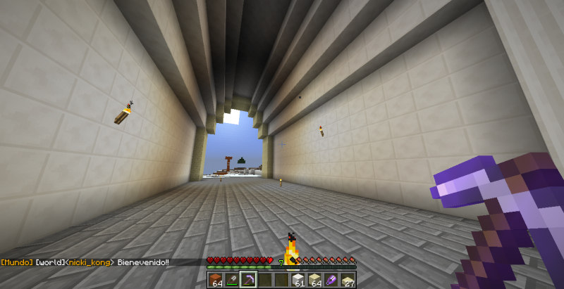 El pasillo de la entrada