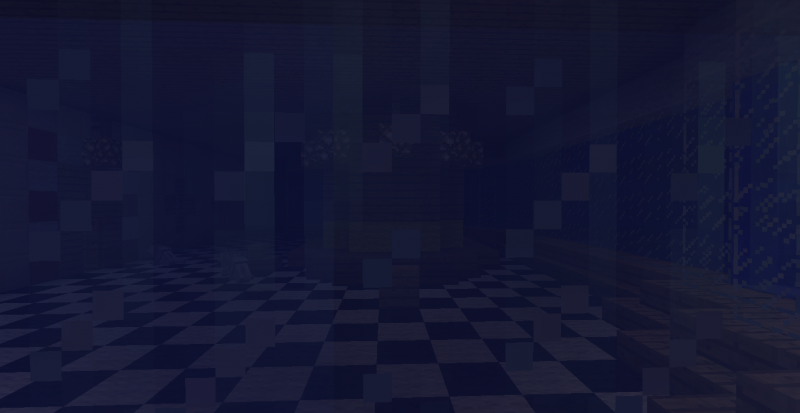 Vista desde el interior del acuario.(No se ve apenas nada)