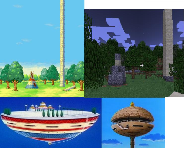 El gran templo de Kamisama, desde la base pasando por Karin hasta la cima.