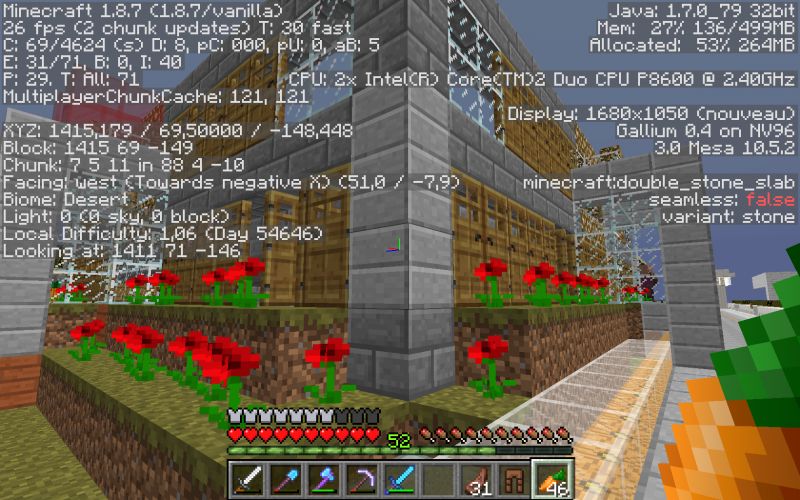 Aqui se ven las coordenadas...