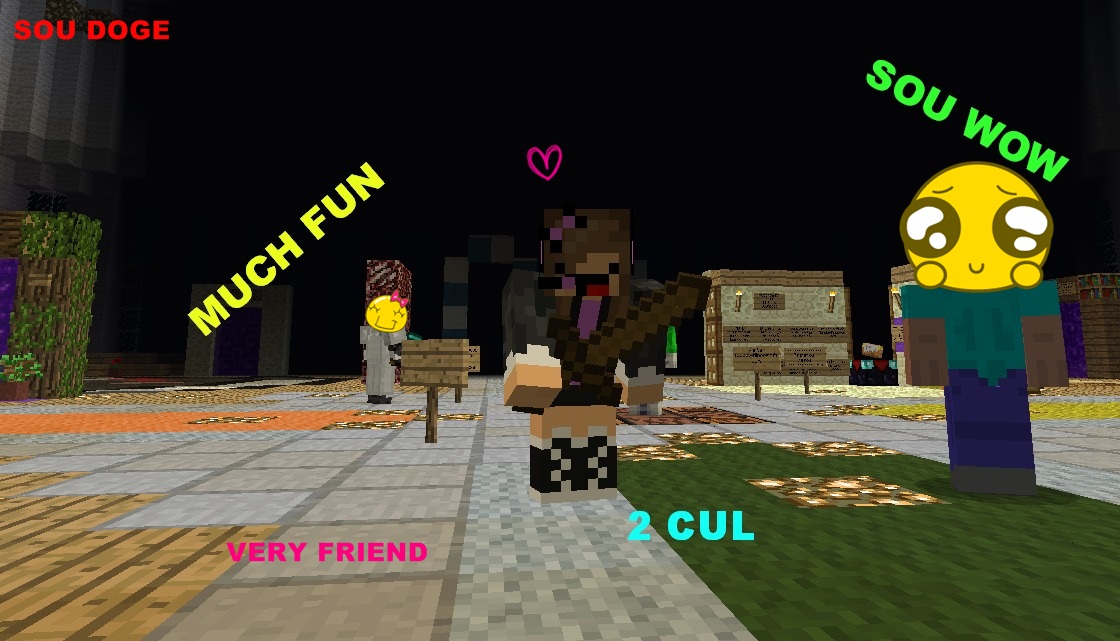 Yo en el server n-n PD: Si se hablar bien Ingles ewe solo lo hice por molestar >u< oh y para que me vieran, SI  tengo cara de DERP :3