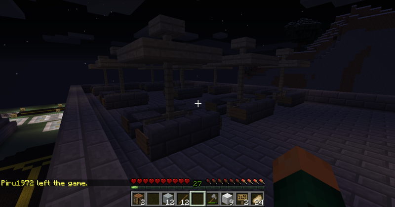 terraza de descanso, edificio trabajadores