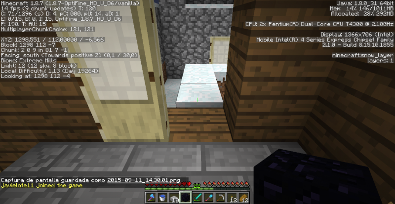 Este hueco lo taponó con tierra y luego lo volvió a quitar,asi que os causará dificultades.Lo siento