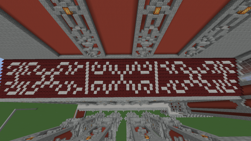 Patrones del tejado de las naves laterales.