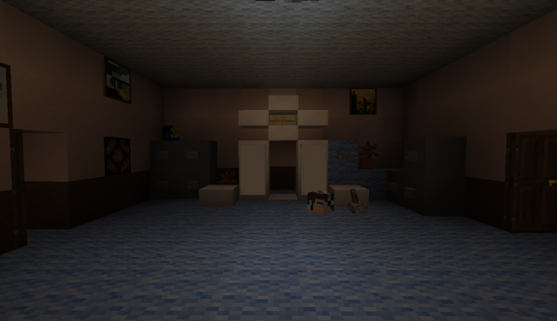 La habitación de fnaf 4.