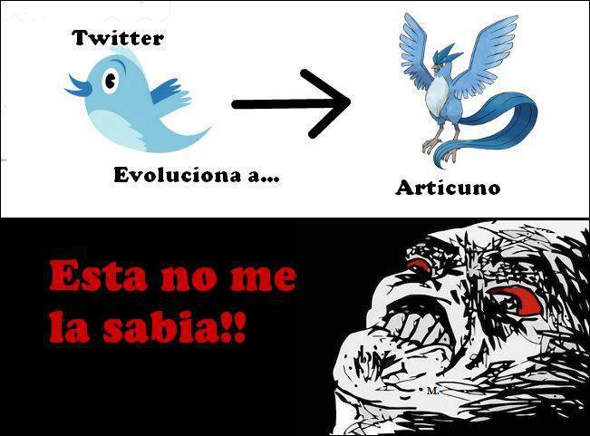la evolución menos esperada XD