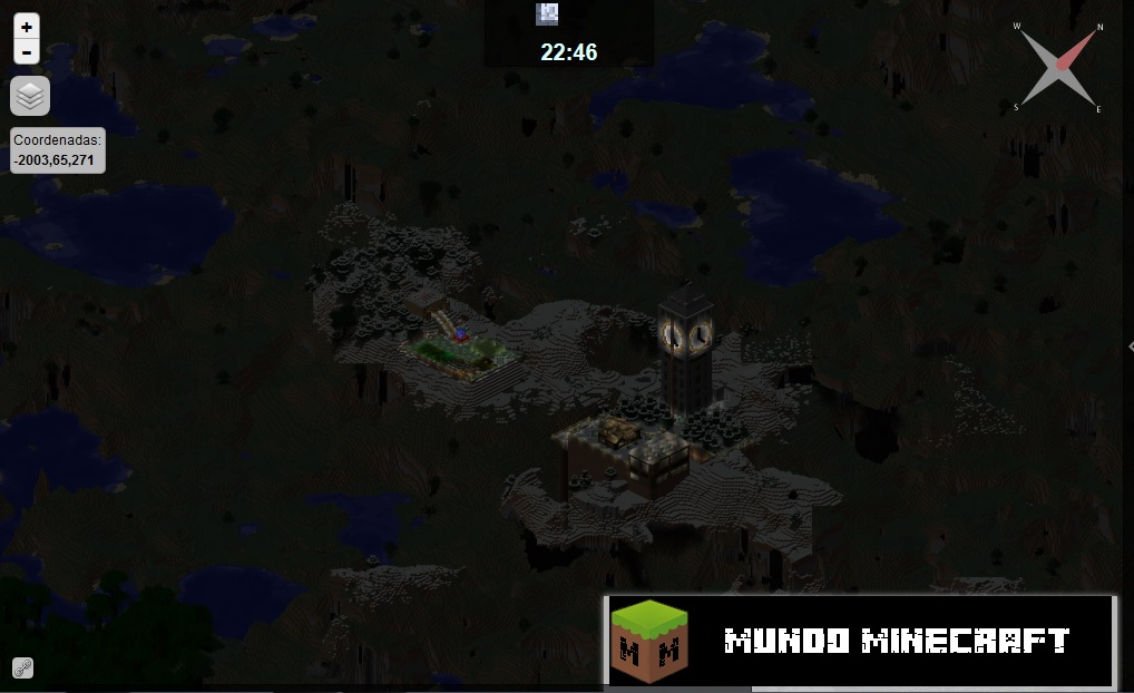 asi se ve por la noche en el mapa