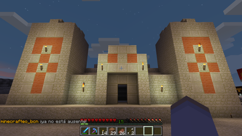 Templo donde dentro hay el teatro.