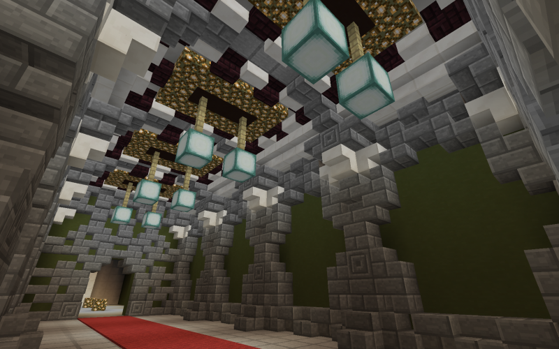 Pasillos (Estos unen los recibidores con otras partes del palacio)