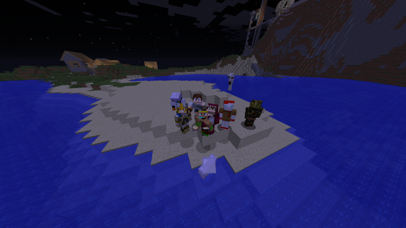 En la foto salen: erosgui, pablocanarias,  Leynaf y otro que no me acuerdo el nombre xD