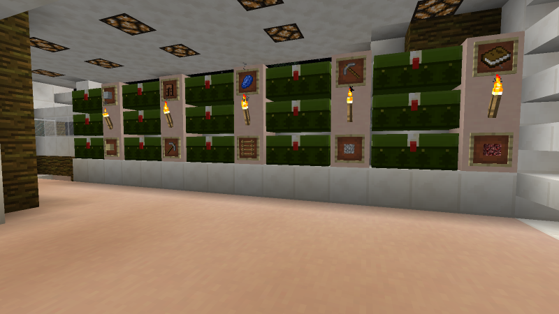 Zona amplia de almacenamiento.