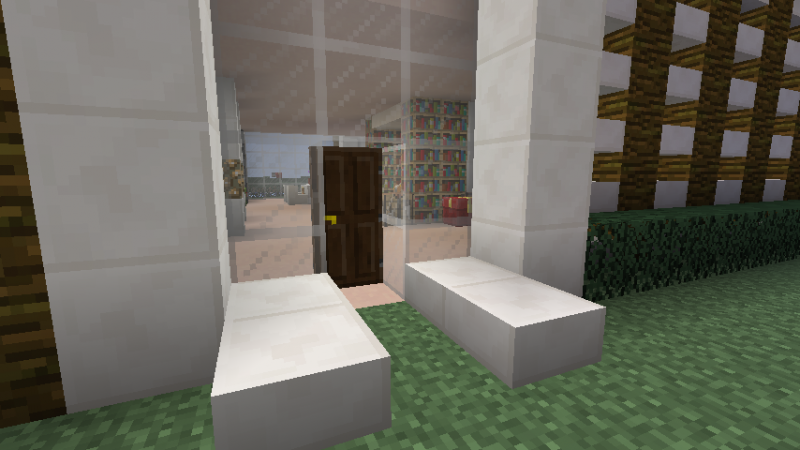 Puerta por donde se entra a la zona de empleo.