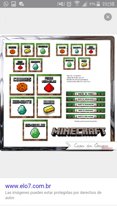 Así son los carteles en los que pensé , pero estos están en ingles y no encuentro otros con más objetos