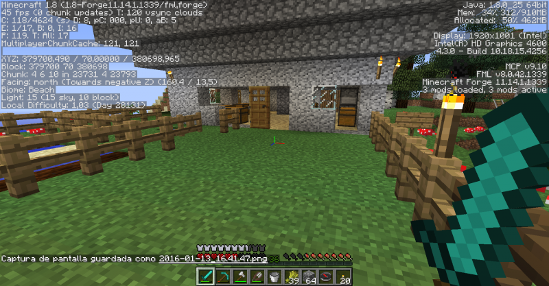 Algunos de los destrozos en casa y granja