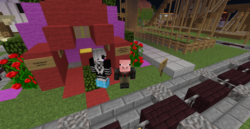 Mar y yo en el túnel del amollll (mar no murió por mi D:)