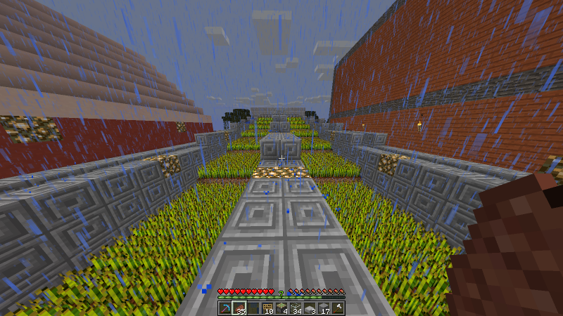 Granja semi-automatica de trigo