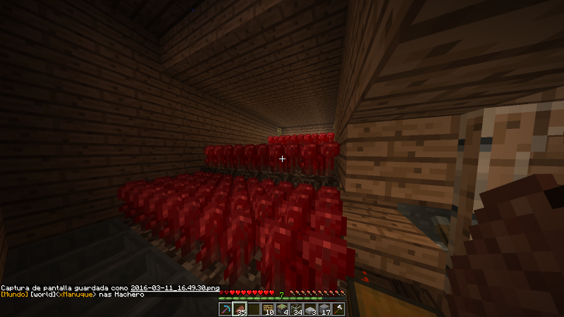 Granja de setas rojas