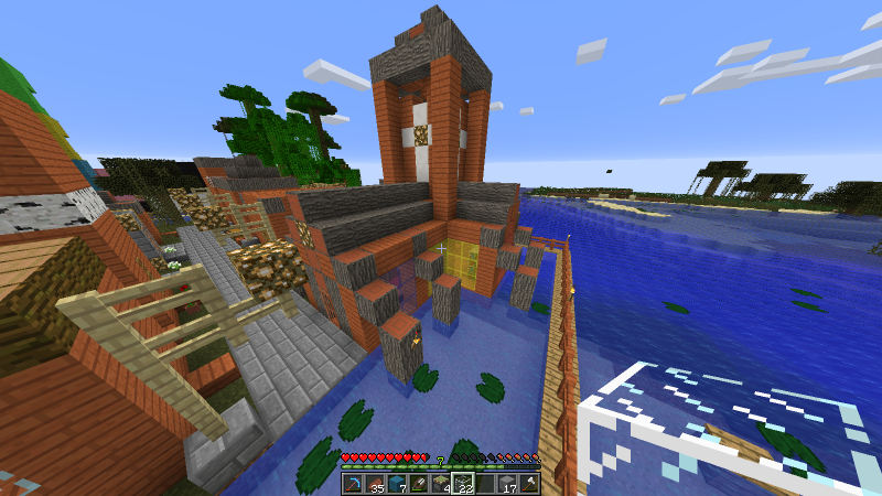 La iglesia de la aldea, no es nada comparado con las maravillas que hacéis, pero estoy orgulloso de ella