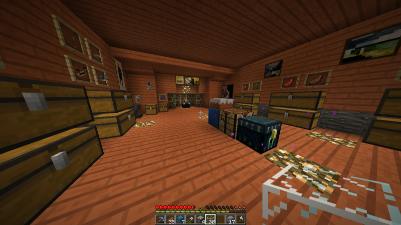 segunda planta, con mesa de encantamientos por niveles