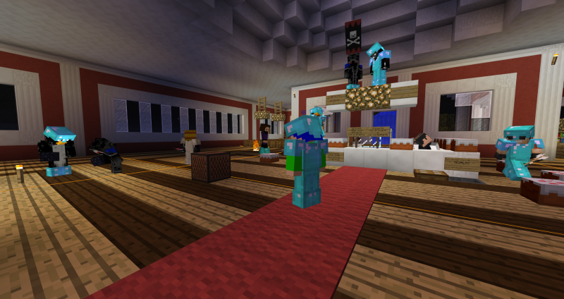 Cada uno a lo suyo "la manzana atendiendo a los invitados :v" xDD