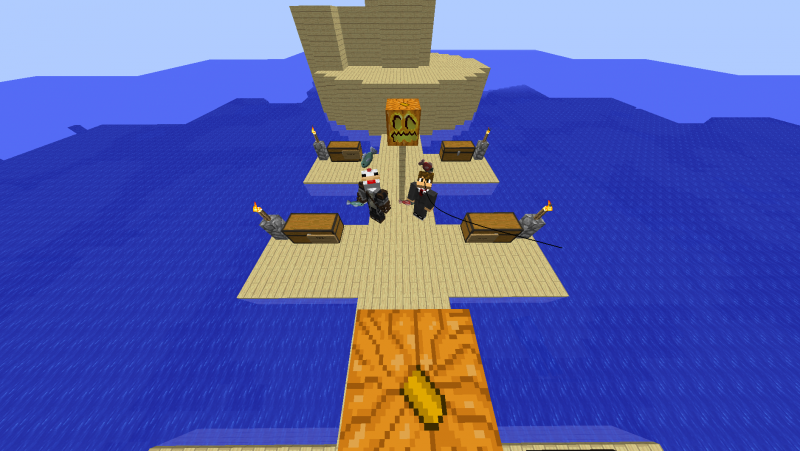 Pescadores con sus presas :P