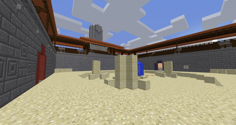 Estadio Elkia, arena PVP de la planta superior