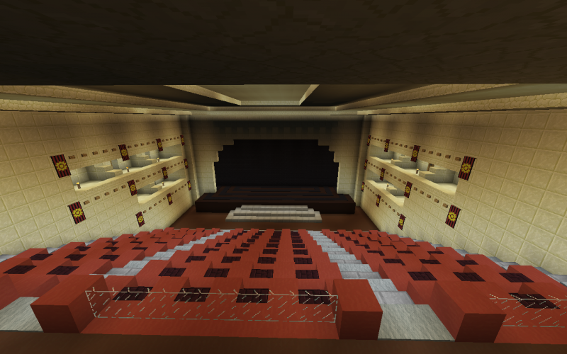 Vista desde lo alto de los asientos