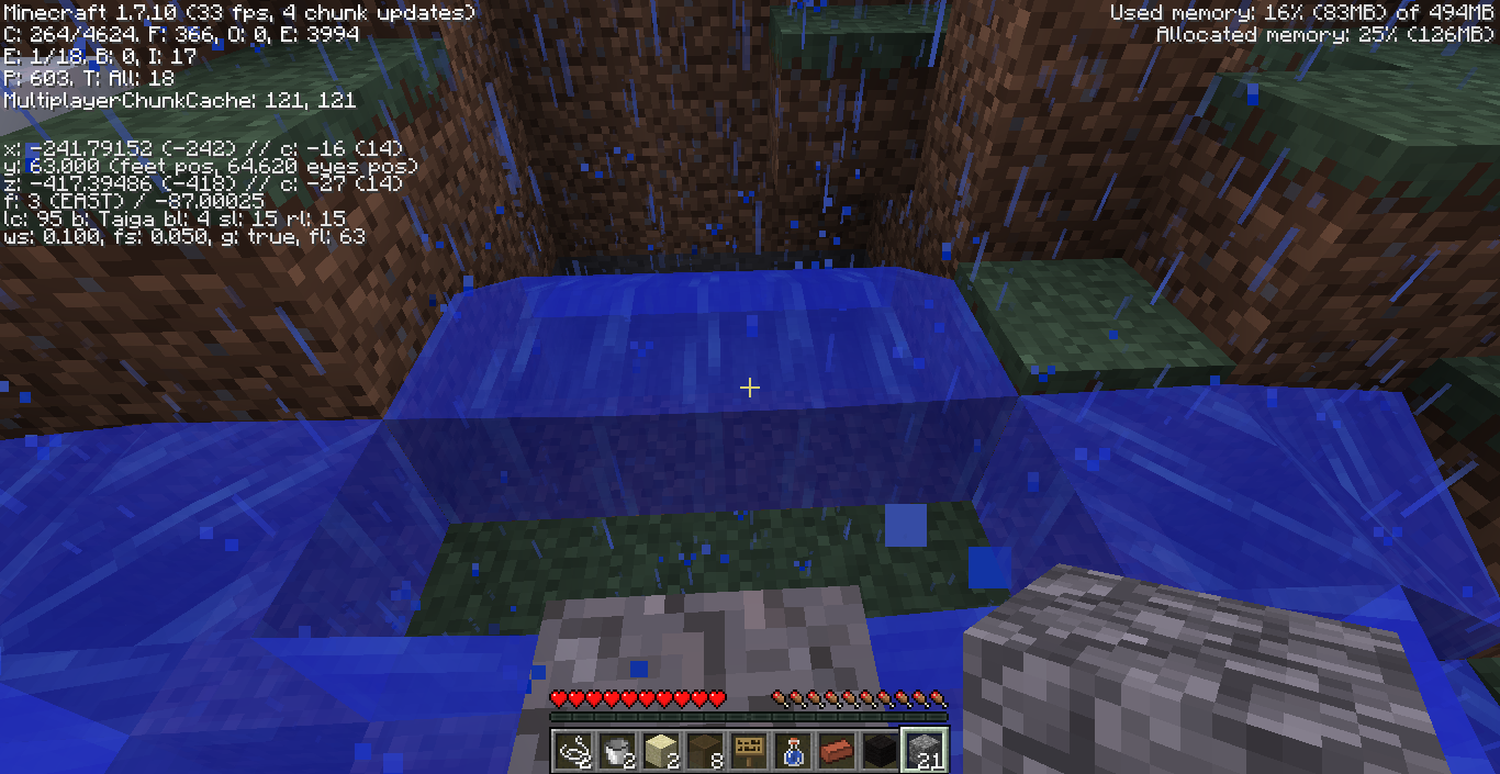 se robaron las lamparas en el piso que estaban dentro del agua