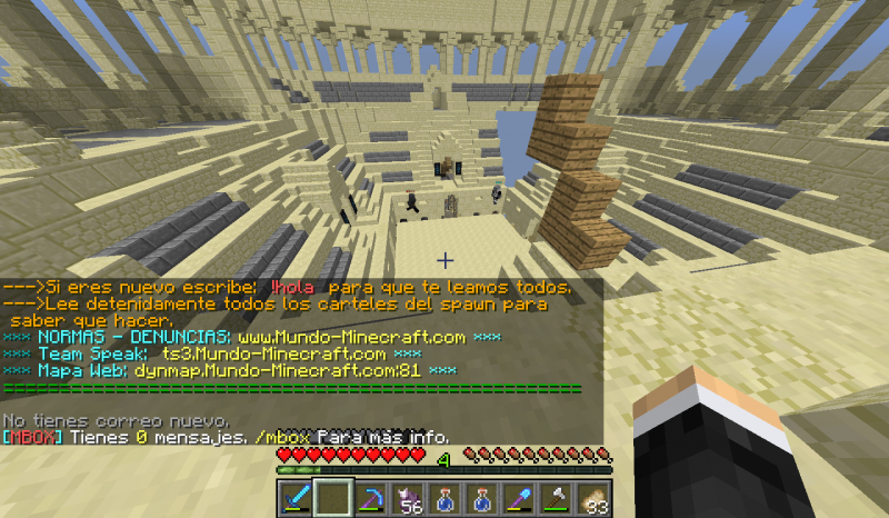 MaR y lx luchando en el Coliseo de Nova