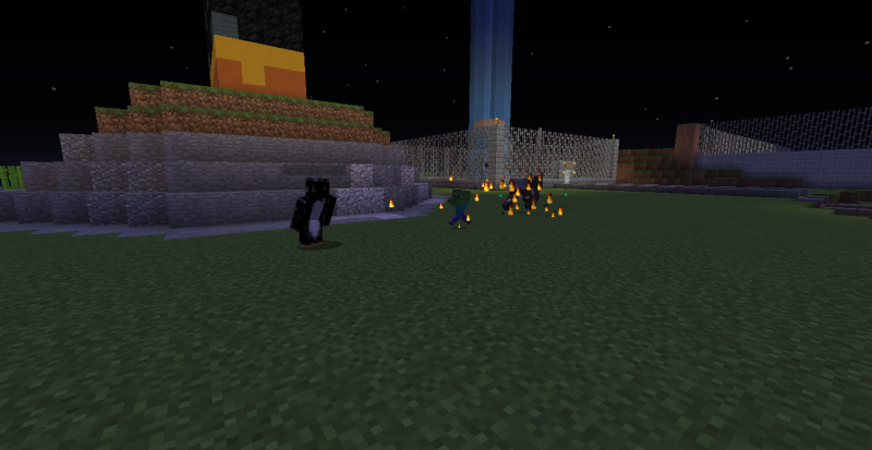 Tomás posando, la vaca? oh se fue, pero el zombicito quiere amor