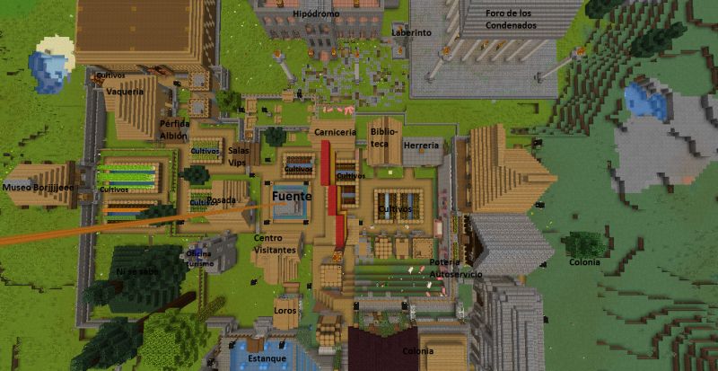 Plano-guía Villa Carpanta