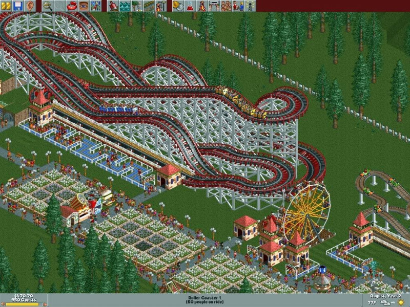 Juego de estrategia roller coaster tycoon