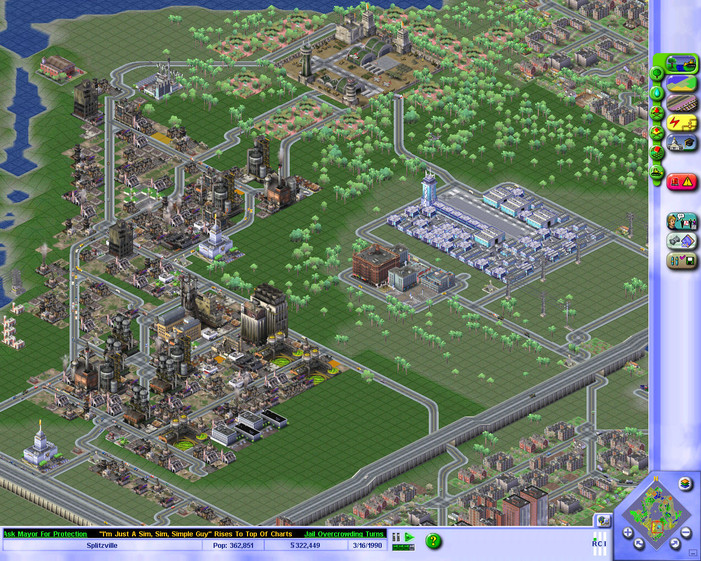 Juego de estrategia SimCity 3000
