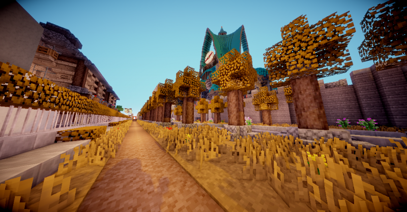 El paseo del tiempo alrededor del spawn.