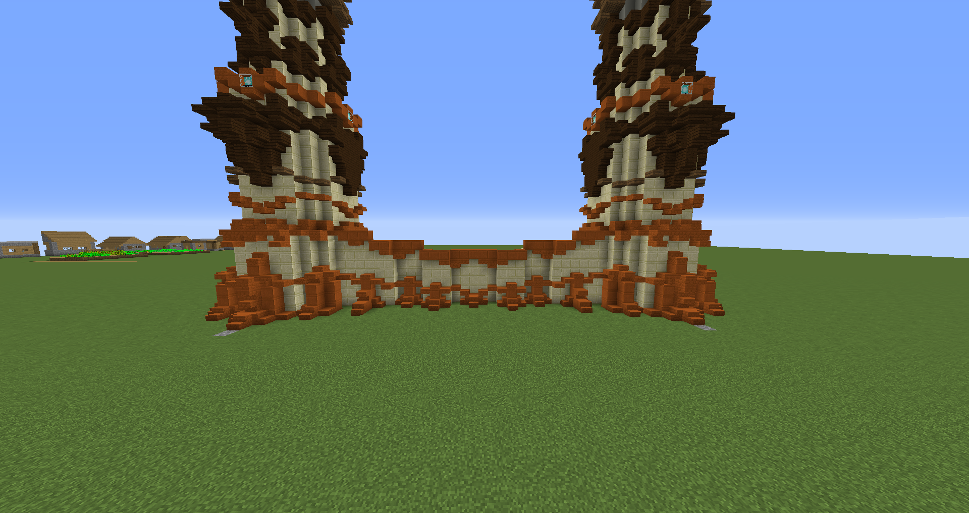 Añadí detalles utilizando losas, escaleras y algo de creatividad.