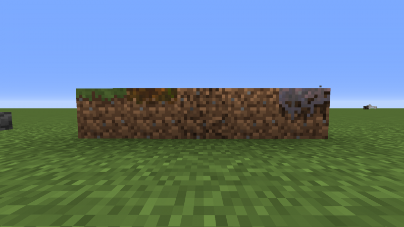 Dirt #0003<br />Grass Block #0002<br />Coarse Dirt #0003:1<br />Podzol #0003:2<br />Mycelium #0110