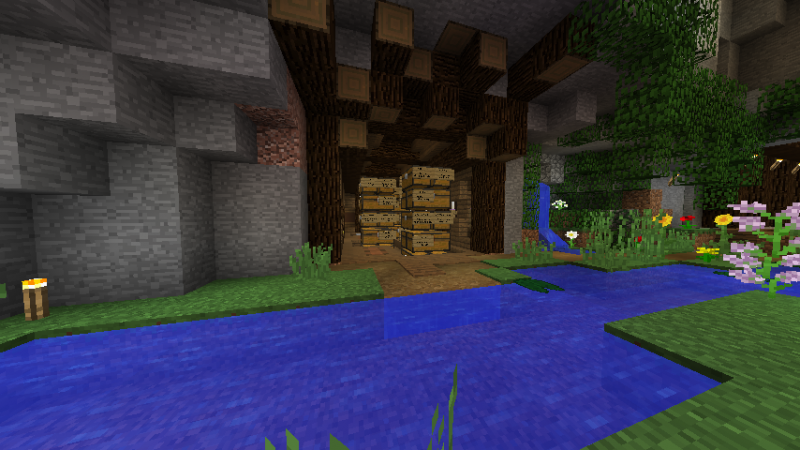 Vista de la sala de almacenamiento desde el exterior, bonito, no?