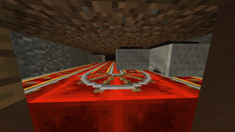 Bloques de redstone... mucho tiempo en las minas me costó recolectar el redstone y convertirla en bloque y al final ponerlo.