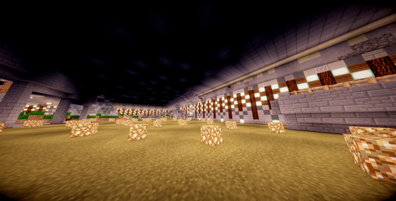 y aquí, casi terminando las nuevas paredes