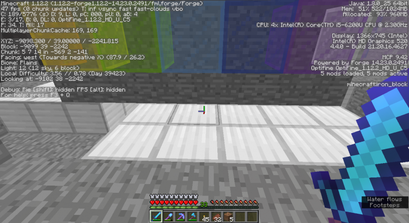 Aqui había varios faros (a la redonda, no se cuantos se llevó porque no me acuerdo cuantos tenía)