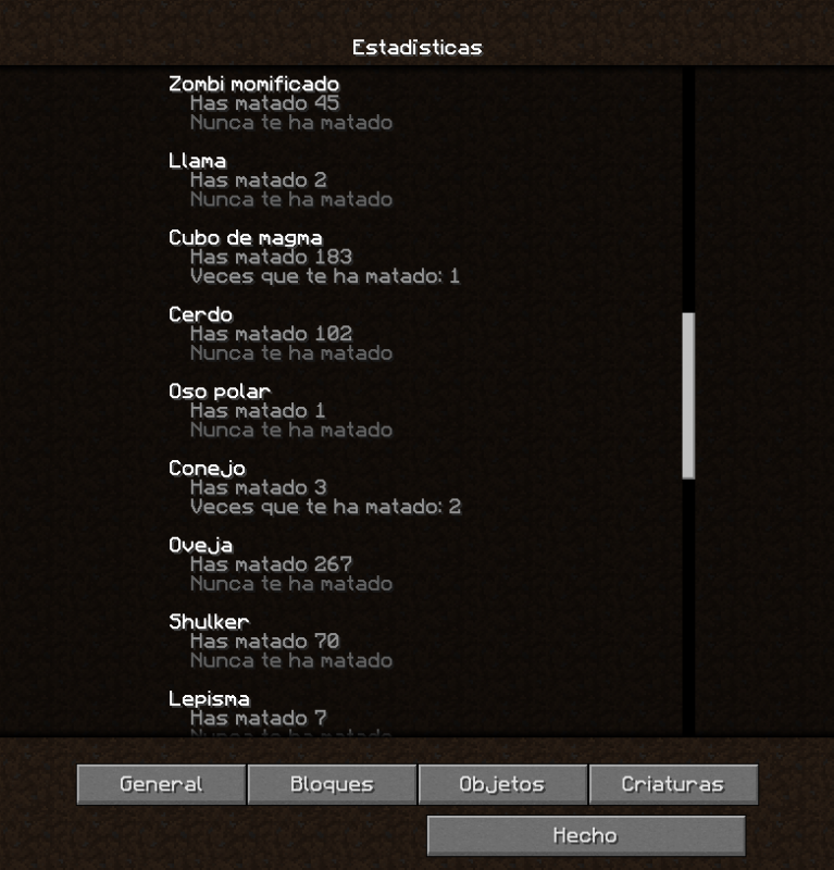 Dos conejos me han matado es un poco absurdo porque los conejos asesinos no pueden aparecer en survival.