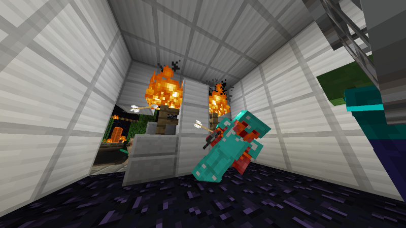 Cuando entre a la mob arena, y me hicieron daño, digamos que mi personaje se le fue la pinza...