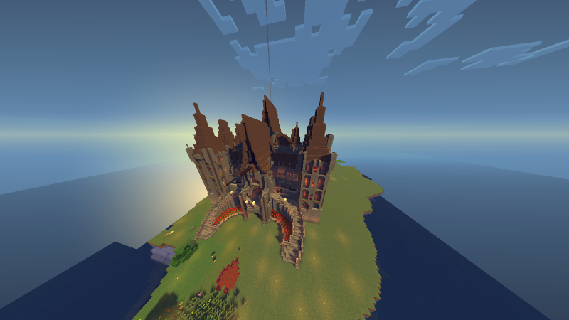 Castillo de Cube con shaders, que bonico.